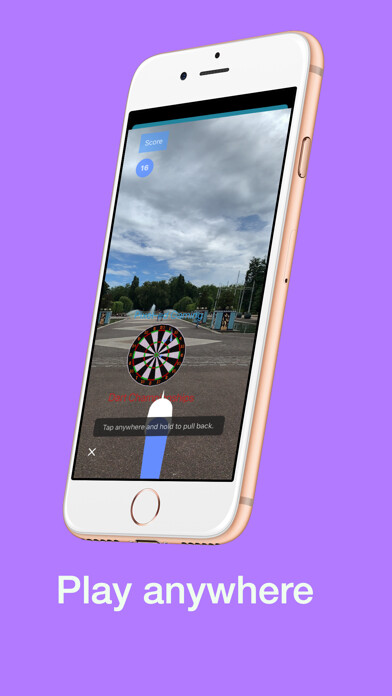 Emulate iPhone app AR Darts using MyAndroid