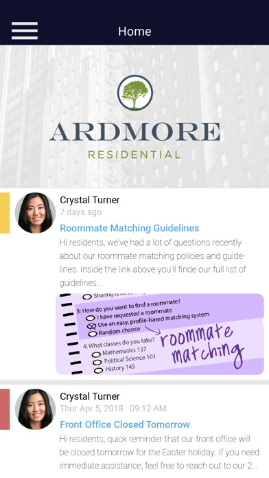Emulate iPhone app Ardmore Residential using MyAndroid