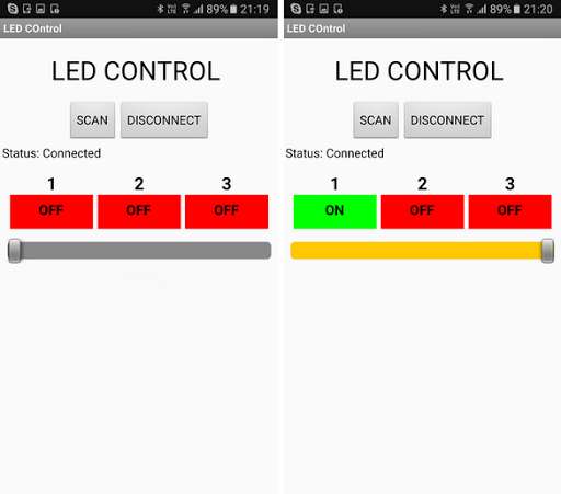 Run android online APK Arduino, HM-10 and App Inventor 2: Adding a slider from MyAndroid or emulate Arduino, HM-10 and App Inventor 2: Adding a slider using MyAndroid