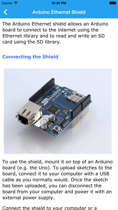 Emulate iPhone app Arduino Pocket Reference using MyAndroid Emulate iPhone app Arduino Pocket Reference using MyAndroid