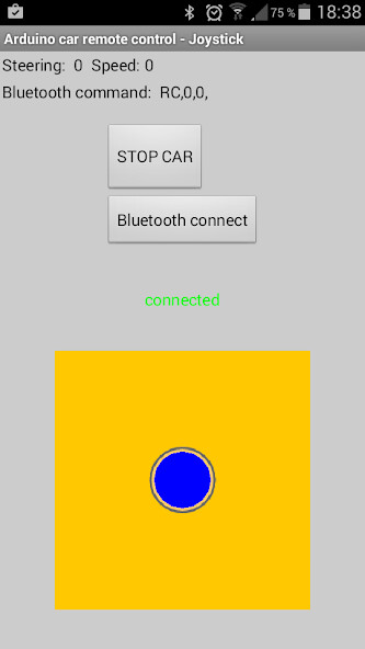 Run android online APK Arduino RC car bluetooth from MyAndroid or emulate Arduino RC car bluetooth using MyAndroid