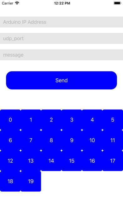 Emulate iPhone app Arduino UDP using MyAndroid