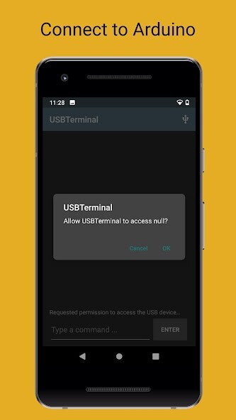 Run android online APK Arduino USB Terminal (Open Source) from MyAndroid or emulate Arduino USB Terminal (Open Source) using MyAndroid