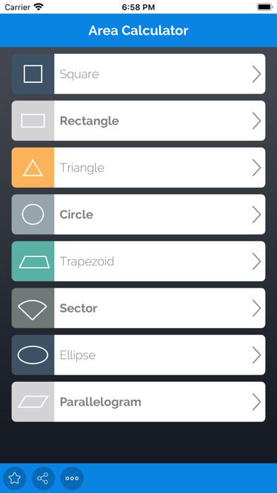 Emulate iPhone app Area Calculator - Area Finder using MyAndroid Emulate iPhone app Area Calculator - Area Finder using MyAndroid