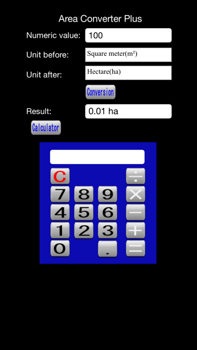 Emulate iPhone app Area Converter Plus using MyAndroid Emulate iPhone app Area Converter Plus using MyAndroid