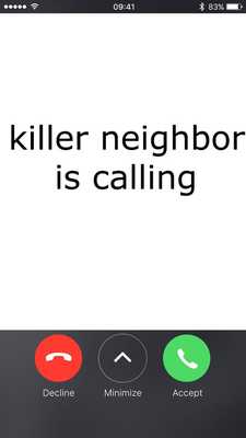 Emulate Android APK A real call from killer neighbor