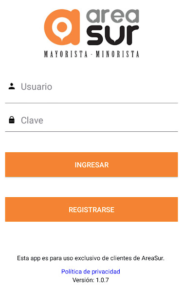 Run android online APK Area Sur Clientes from MyAndroid or emulate Area Sur Clientes using MyAndroid