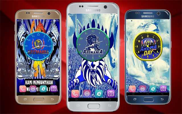 Emulate Android APK Aremania Wallpaper Clock Live