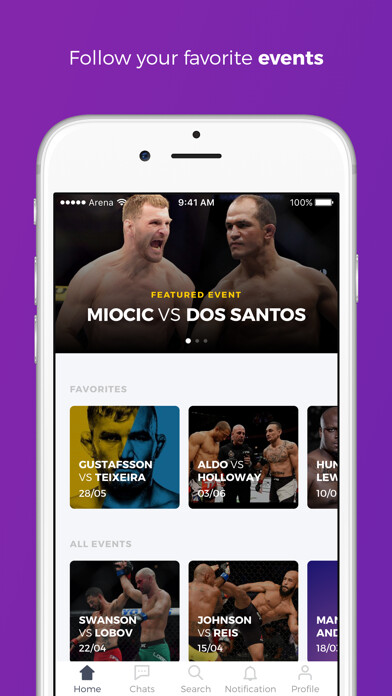 Emulate iPhone app Arena - Sports Chat using MyAndroid Emulate iPhone app Arena - Sports Chat using MyAndroid