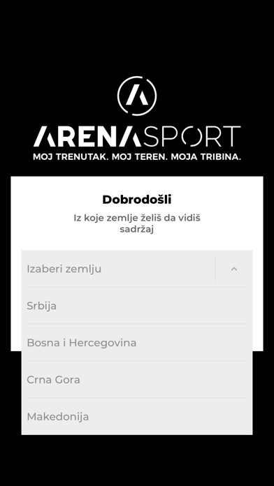Emulate iPhone app Arena Sport TV using MyAndroid