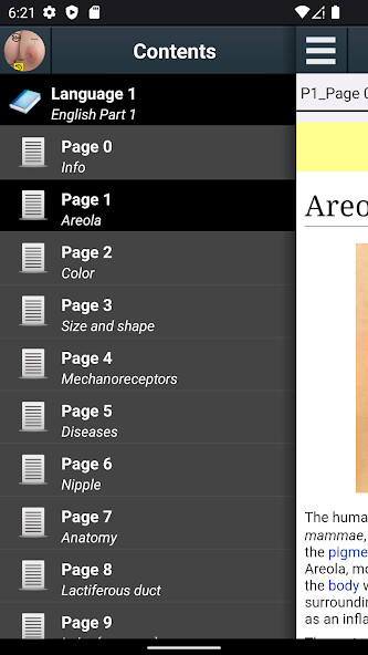 Run android online APK Areola (Breast) Anatomy from MyAndroid or emulate Areola (Breast) Anatomy using MyAndroid