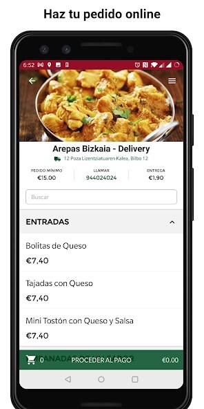 Run android online APK Arepas Bizkaia from MyAndroid or emulate Arepas Bizkaia using MyAndroid