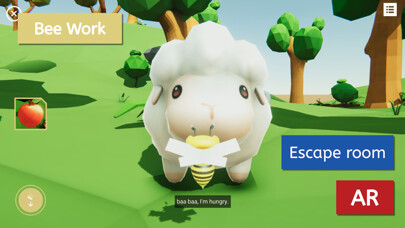 Emulate iPhone app AR escape room - Bee Work using MyAndroid