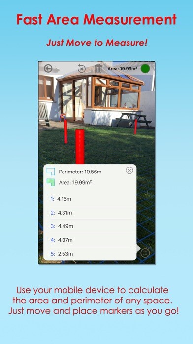 Emulate iPhone app AR Fast Area Measurement using MyAndroid Emulate iPhone app AR Fast Area Measurement using MyAndroid