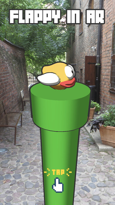 Emulate iPhone app AR Flappy using MyAndroid