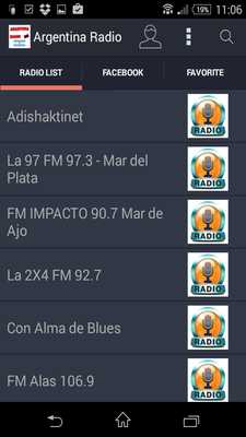 Emulate Android APK Argentina Radio - Estaciones Emulate Android APK Argentina Radio - Estaciones