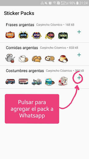 Run android online APK Argentina stickers from MyAndroid or emulate Argentina stickers using MyAndroid