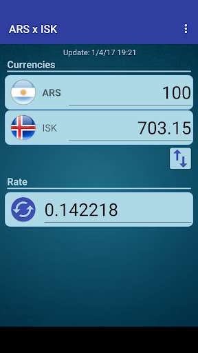 Run android online APK Argentine Peso x Iceland Krona from MyAndroid or emulate Argentine Peso x Iceland Krona using MyAndroid