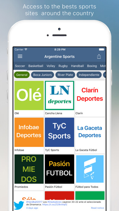 Emulate iPhone app Argentine Sports using MyAndroid Emulate iPhone app Argentine Sports using MyAndroid
