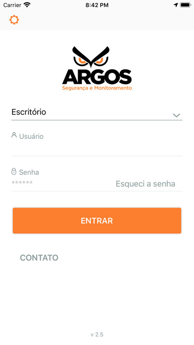 Emulate iPhone app Argos Condomínio using MyAndroid
