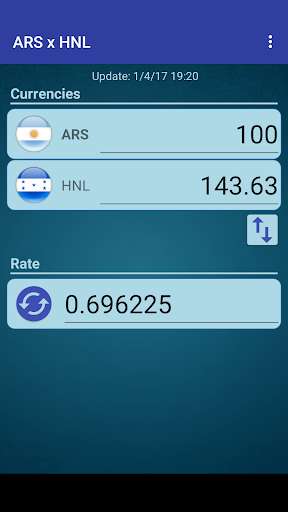 Run android online APK Arg. Peso x Honduran Lempira from MyAndroid or emulate Arg. Peso x Honduran Lempira using MyAndroid