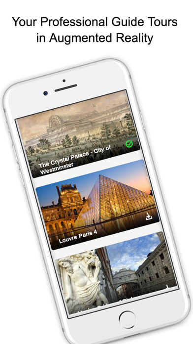 Emulate iPhone app AR History Guide Stories World using MyAndroid