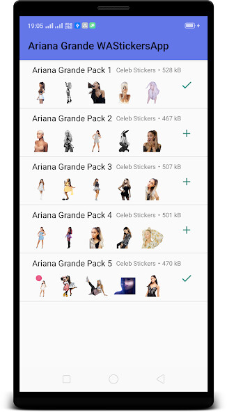 Run android online APK Ariana Grande WAStickerApps : Stickers 4 Whatsapp from MyAndroid or emulate Ariana Grande WAStickerApps : Stickers 4 Whatsapp using MyAndroid