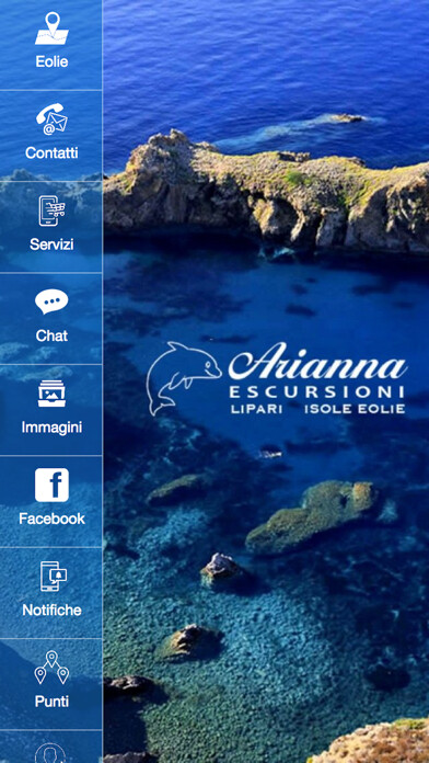 Emulate iPhone app Arianna Escursioni Isole Eolie using MyAndroid Emulate iPhone app Arianna Escursioni Isole Eolie using MyAndroid