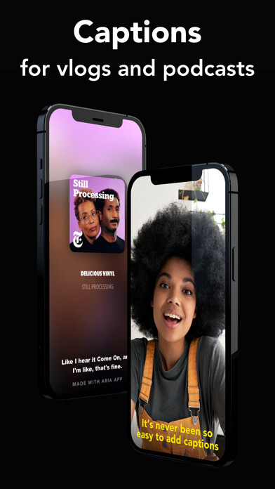 Emulate iPhone app Aria: Video Captions using MyAndroid