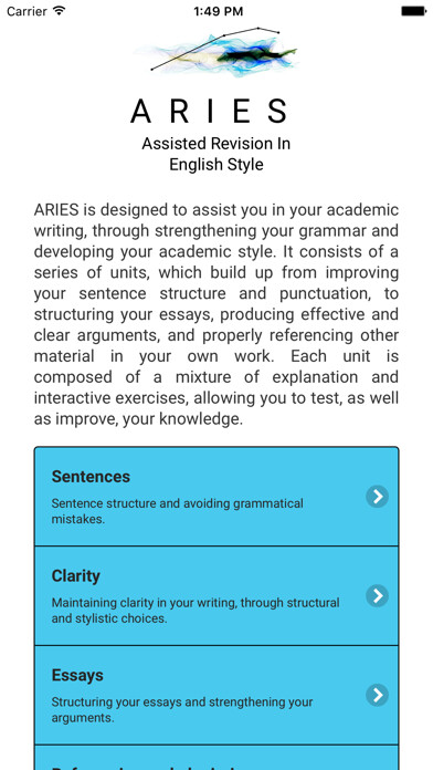 Emulate iPhone app ARIES: English Academic Style using MyAndroid Emulate iPhone app ARIES: English Academic Style using MyAndroid