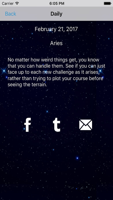 Emulate iPhone app Aries Horoscope - Daily Zodiac, Astrology, Love using MyAndroid Emulate iPhone app Aries Horoscope - Daily Zodiac, Astrology, Love using MyAndroid