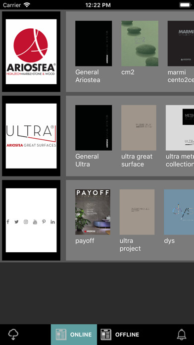 Emulate iPhone app Ariostea using MyAndroid Emulate iPhone app Ariostea using MyAndroid