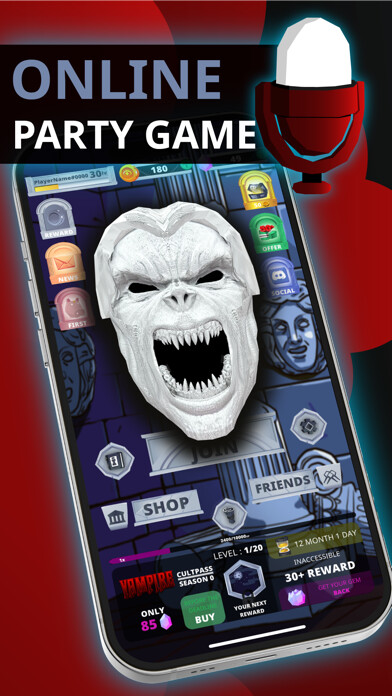 Emulate iPhone app Aristoi - Online Party Game using MyAndroid