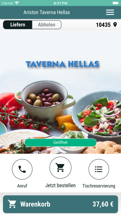 Emulate iPhone app Ariston Taverna Hellas using MyAndroid Emulate iPhone app Ariston Taverna Hellas using MyAndroid