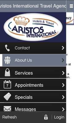 Emulate Android APK Aristos International Travel A