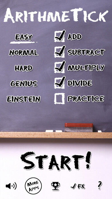 Emulate iPhone app ArithmeTick - Math Flash Cards using MyAndroid Emulate iPhone app ArithmeTick - Math Flash Cards using MyAndroid