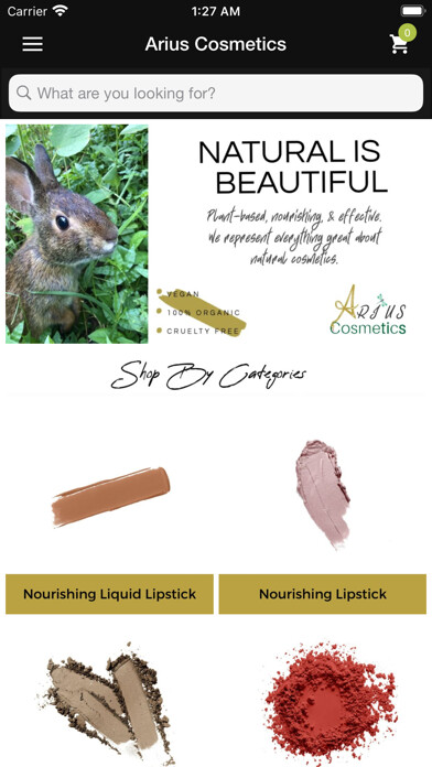 Emulate iPhone app Arius Cosmetics using MyAndroid Emulate iPhone app Arius Cosmetics using MyAndroid