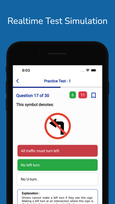 Emulate iPhone app Arizona AZ MVD Permit Practice using MyAndroid