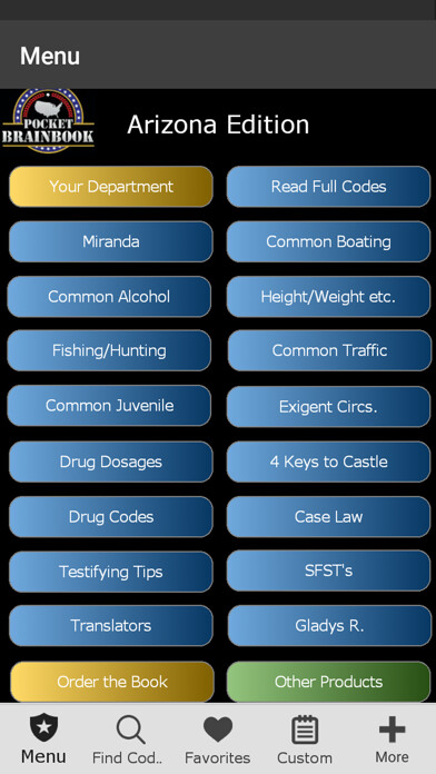Emulate iPhone app Arizona - Pocket Brainbook using MyAndroid Emulate iPhone app Arizona - Pocket Brainbook using MyAndroid