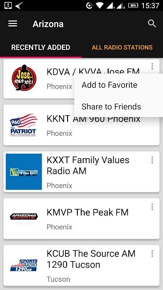 Run android online APK Arizona Radio Stations - USA from MyAndroid or emulate Arizona Radio Stations - USA using MyAndroid