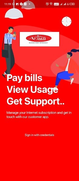 Run android online APK Arjun Broadband Self Service from MyAndroid or emulate Arjun Broadband Self Service using MyAndroid