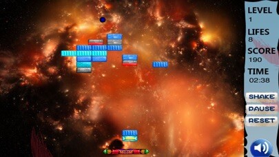 Emulate iPhone app Arkanoid Outer Spaceen using MyAndroid Emulate iPhone app Arkanoid Outer Spaceen using MyAndroid