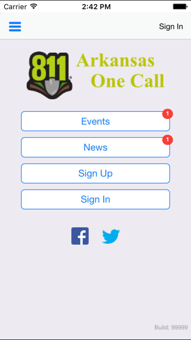 Emulate iPhone app Arkansas One Call using MyAndroid