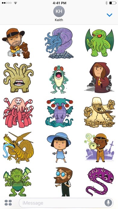 Emulate iPhone app Arkham Horror Toon Stickers using MyAndroid Emulate iPhone app Arkham Horror Toon Stickers using MyAndroid