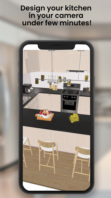 Emulate iPhone app ARKitchen - Kitchen Design using MyAndroid