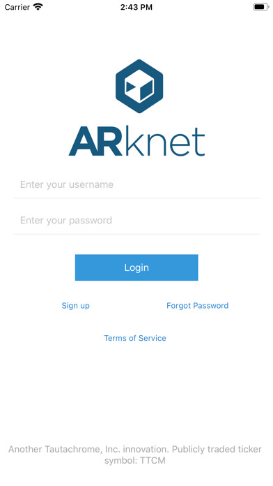 Emulate iPhone app ARknet using MyAndroid