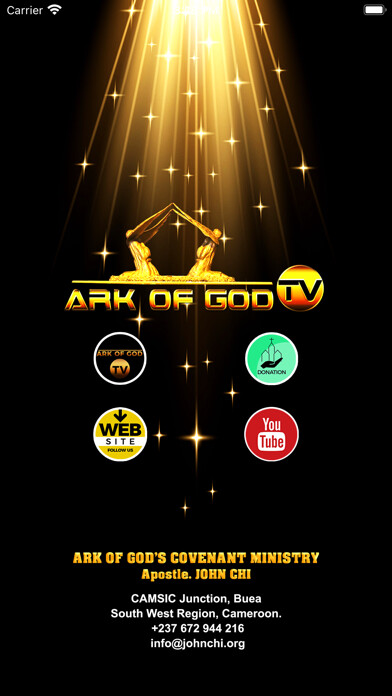 Emulate iPhone app ARK OF GOD Television using MyAndroid Emulate iPhone app ARK OF GOD Television using MyAndroid