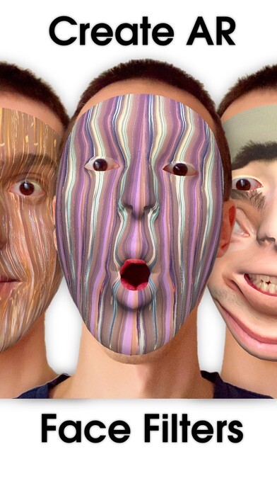 Emulate iPhone app AR Masker: Create AR Masks using MyAndroid
