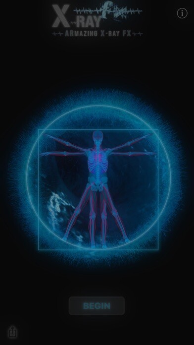Emulate iPhone app ARmazing X-Ray FX LITE using MyAndroid