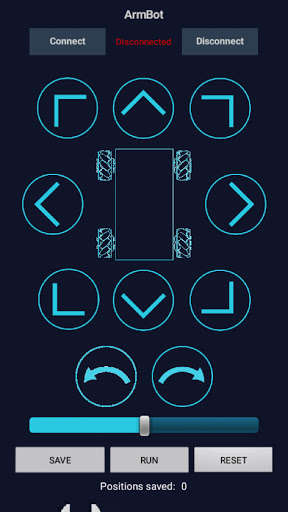 Run android online APK ArmBot Remote Control from MyAndroid or emulate ArmBot Remote Control using MyAndroid